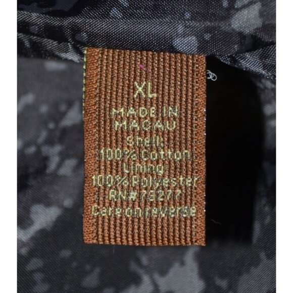 Sonoma Gray Corduroy Double Breasted Button Up Hooded Jacket Pea Coat Size XL - Picture 13 of 14